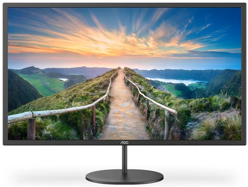 Монитор 31,5" AOC Q32V4 2560x1440@75Hz IPS LED 16:9 4ms HDMI DP 20M:1 1200:1 178/178 250cd Speakers HAS Tilt Swivel Black