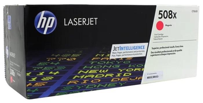 Картридж Cartridge HP 508X для LJ M552/M553/M577, пурпурный (9 500 стр.) (белая упаковка)