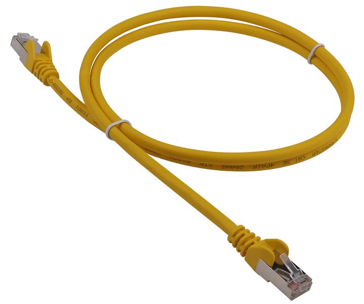  Патч-корд LANMASTER LSZH FTP кат.5e, 2.0 м, желтый