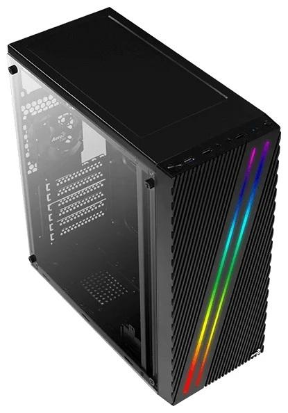 Корпус Aerocool Streak (ATX, без БП, 1x USB3.0, 2x USB2.0, RGB-подсветка)