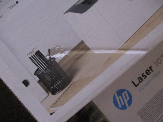 Принтер HP Laser 107a (A4,1200dpi,20ppm,64Mb,Duplex,USB 2.0 ,1tray 150, 1y warr,cartridge 500  pages in box, repl.SS271B) (незначительное повреждение коробки)