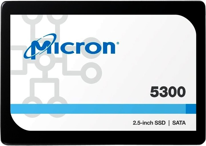 Твердотельный накопитель Micron 5300PRO 3.84TB SATA 2.5" SSD Enterprise Solid State Drive, 1 year