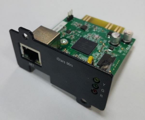 Источник бесперебойного питания IRBIS UPS Network Communication Card, RJ45 (compatible only with IRBIS ISL ISL1000ERMI/ISL2000ERMI/ISL3000ERMI)