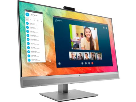 Монитор HP EliteDisplay E273m 27 Monitor 1920x1080, 16:9, IPS, 250 cd/m2, 1000:1, 5ms, 178°/178°, USB-C, VGA, HDMI, USB 3.0x2, DisplayPort, Pop-up webcam, speakers, height, tilt, swivel, pivot, Black&Silver