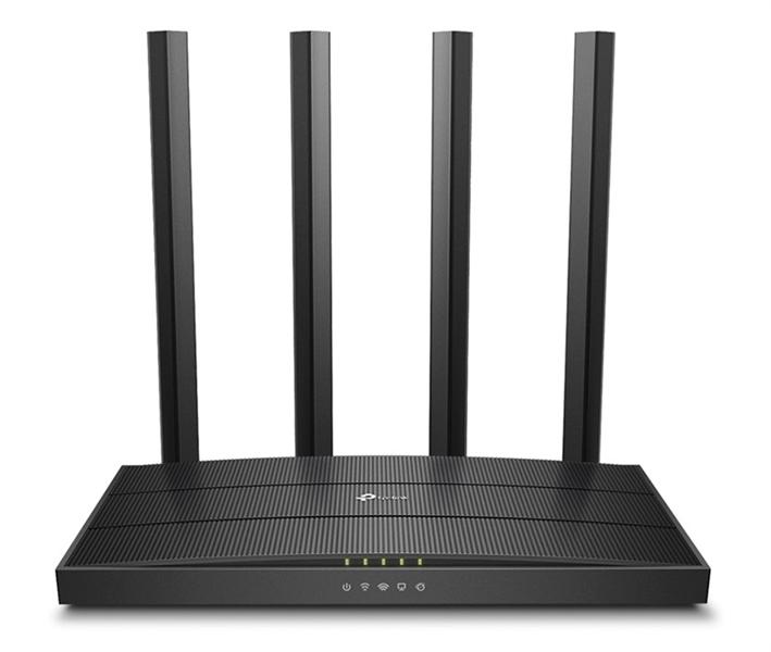  TP-Link Archer C6U, AC1200 Двухдиапазонный Wi Fi роутер, до 300 Мбит/с на 2,4 ГГц + до 867 Мбит/с на 5 ГГц, 4 антенны, 1 гигабитный порт WAN + 4 гигабитных порта LAN, порт USB 2.0