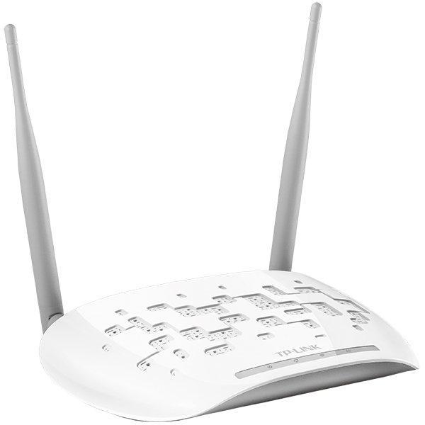  TP-Link TL-WA801N, N300 Wi-Fi точка доступа, до 300 Мбит/с на 2,4 ГГц, 2 фиксированные антенны, 1 порт 10/100 Мбит/с,Passive PoE