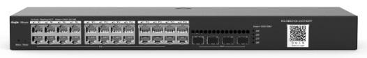 Коммутатор Reyee 24-Port Gigabit L2 Managed  Switch, 24 Gigabit RJ45 Ports, 4 SFP Slots, 19-inch Rack-mountable Steel Case