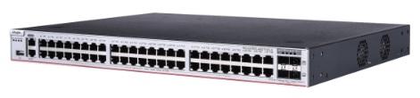 Коммутатор Ruijie 48 x 10/100/1000BASE-T, 4 x 1G/10G SFP+ ports, reserved expansion slots, 2 built-in fixed fans, 2 power module slots (at least 1 RG-PA150IB-F power modules needed)