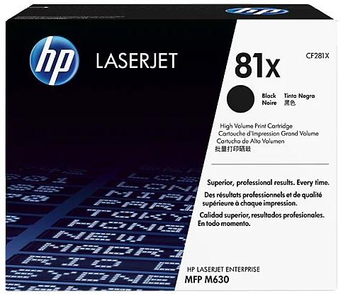 Картридж Cartridge HP 81X для LJ M605/M606/M630 (25 000 стр) (белая упаковка)