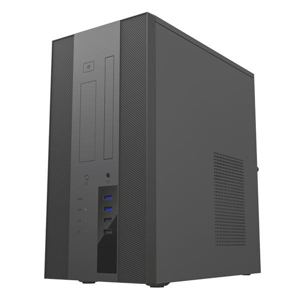 Корпус MiniTower Powerman EK303 Black ____ U2.0*2+1*combo Audio mini-ITX (без блока питания)