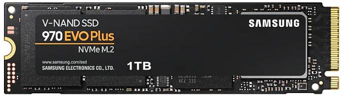 Твердотельный накопитель SSD M.2 (PCI-E NVMe) 1Tb (1024GB) Samsung 970 EVO plus (R3500/W3300MB/s) (MZ-V7S1T0BW analog MZ-V7E1T0BW) 1year