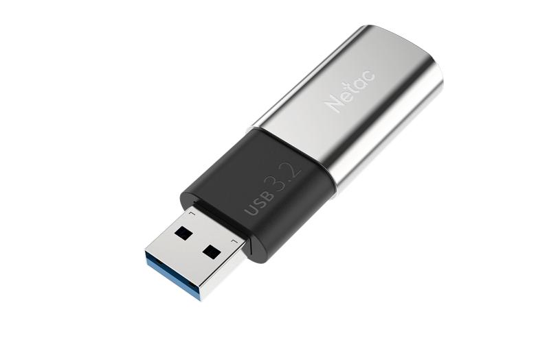 Носитель информации Netac US2 256GB USB3.2 Solid State Flash Drive, up to 530MB/450MB/s