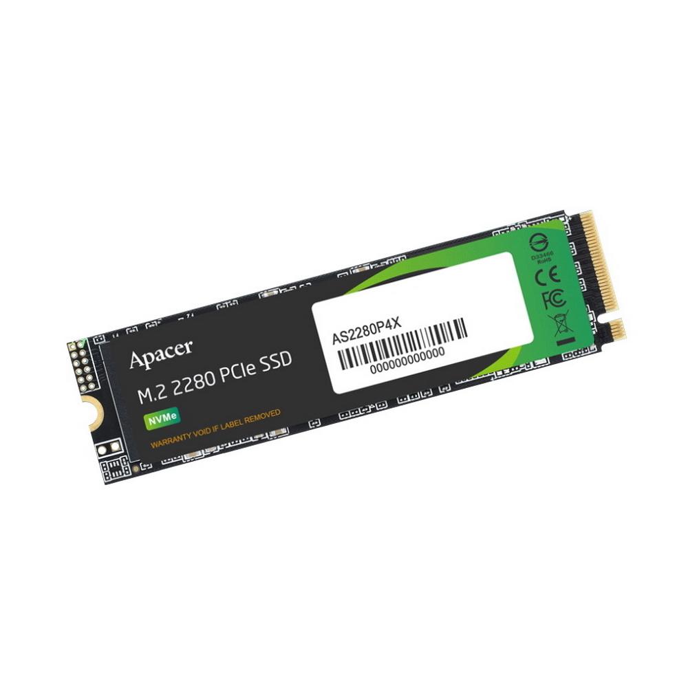 Твердотельный накопитель Apacer SSD AS2280P4X 2TB M.2 2280 PCIe Gen3x4, R2100/W1700 Mb/s, 3D NAND, MTBF 1.8M, NVMe, 480TBW, Retail, 3 years (AP2TBAS2280P4X-1)
