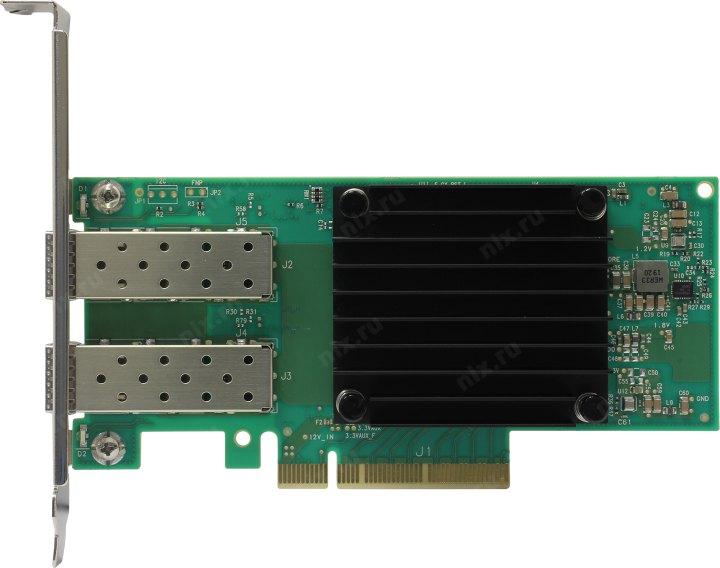 Сетевой адаптер Mellanox ConnectX-4  Lx EN network interface card, 10GbE dula-port SFP+, PCIe3.0 x8, tall bracket, ROHS R6  (9MMCX4121AXCAT), 1 year