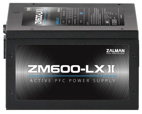 Блок питания Zalman ZM600-LXII, 600W, ATX12V v2.31, APFC, 12cm Fan, Retail