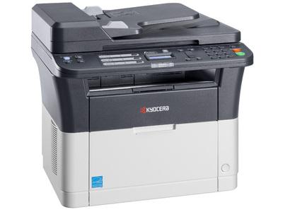  Kyocera FS-1025MFP, P/C/S, ч/б лазерный, A4, 25 стр/мин, 1800x600 dpi, 64 Мб, USB 2.0, Network, лоток 250 л., Duplex, автопод., старт.тонер 1000 стр. (существенное повреждение коробки)