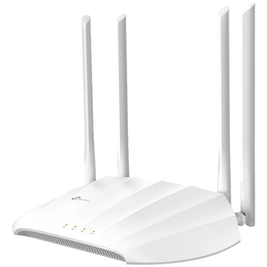  TP-Link TL-WA1201, AC1200 Двухдиапазонная Wi-Fi точка доступа, до 300 Мбит/с на 2,4 ГГц + до 867 Мбит/с на 5 ГГц, 4 антенны, 1 гигабитный порт, Passive PoE