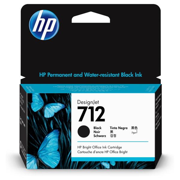 Картридж Cartridge HP 712 для DJ T230/T630/T650/Studio, черный, 38 мл
