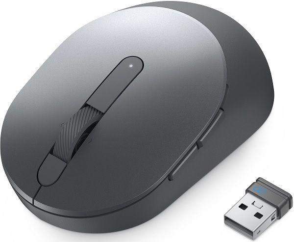 Мышь Dell Mouse MS5120W Wireless; Mobile Pro; USB; Optical; 1600 dpi; 7 butt; , BT 5.0; Titan Gray