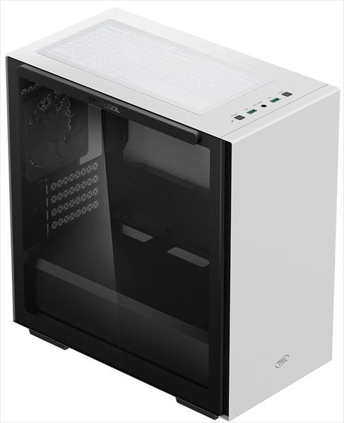 Корпус Deepcool MACUBE 110 WH без БП, боковое окно (закаленное стекло), белый, mATX