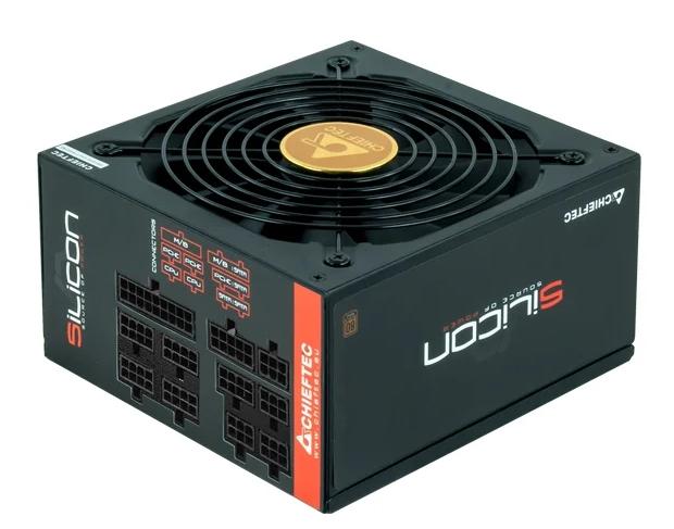 Блок питания Chieftec Silicon SLC-1000C (ATX 2.3, 1000W, 80 PLUS BRONZE, Active PFC, 140mm fan, Full Cable Management) Retail