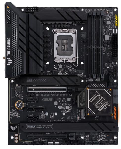 Материнская плата ASUS TUF GAMING Z790-PLUS WIFI D4, LGA1700, Z790, 4*DDR4, HDMI+DP, 4xSATA3 + RAID, M2, Audio, Gb LAN, USB 3.2, USB 2.0, ATX; 90MB1CR0-M0EAY0