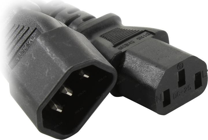 Кабель питания CyberPower (EX1018BKC14-C13) IEC 320 (C13) -IEC 320 (C14) (1.8м.) 10А
