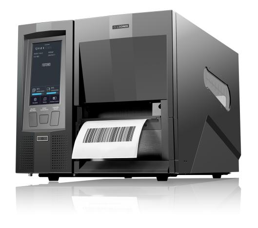 Принтер этикеток LEONIX B43 (DT/TT) 300 dpi, скорость печати 14 ips, 600м риббон, USB/USB Host/LAN/RS232