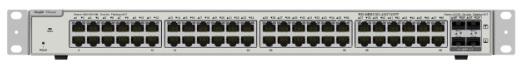 Коммутатор Reyee 48-Port Gigabit L2+ Managed Switch,48 Gigabit RJ45 Ports,4 SFP Ports,19-inch Rack-mountable Steel Case, Static Routing