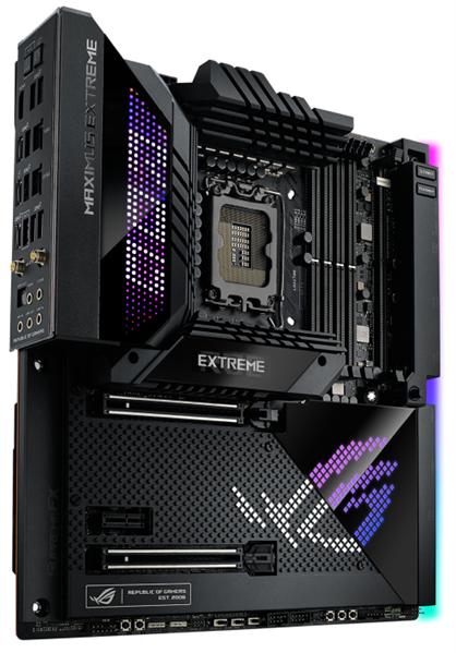 Материнская плата ASUS ROG MAXIMUS Z690 EXTREME,  LGA1700, Z690, 4*DDR4 , SLI+CrossFireX, SATA3 + RAID, Audio, LAN*2 (2,5 + 10 GB), USB 3.2*16, USB 2.0*6, ATX ;ROG MAXIMUS Z690 EXTREME
