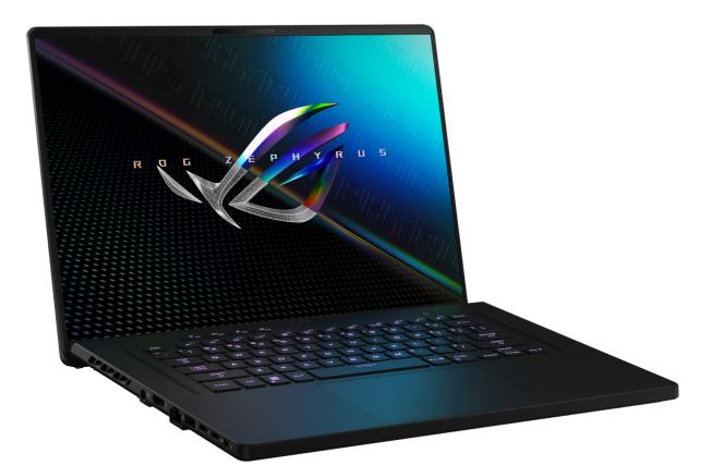 Ноутбук ASUS ROG Zephyrus M16 GU603ZX-K8053X Core i9 12900H/32Gb DDR4/2TB M.2 SSD/16" IPS 165Hz 500nits (2560 x 1600)/GeForce RTX 3080Ti 16Gb /WiFi6/BT/Cam/Windows 11 Pro/1.9Kg/Off Black/RU_EN_Keyboard