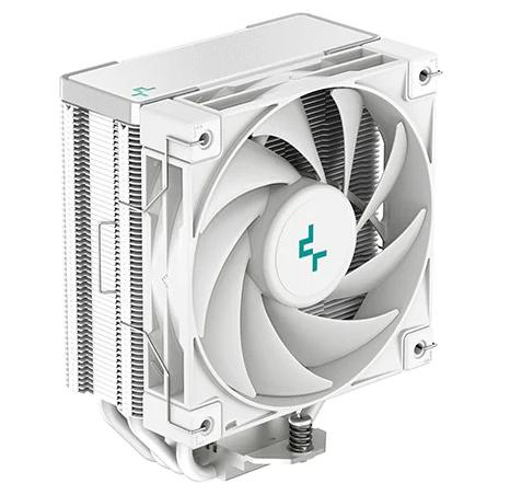 Кулер для процессора DEEPCOOL AK400 WH LGA1700/1200/115X/AM5/AM4 (18шт/кор, TDP 260W, PWM, Fan 120mm, 4 тепл. Трубки, белый) RET