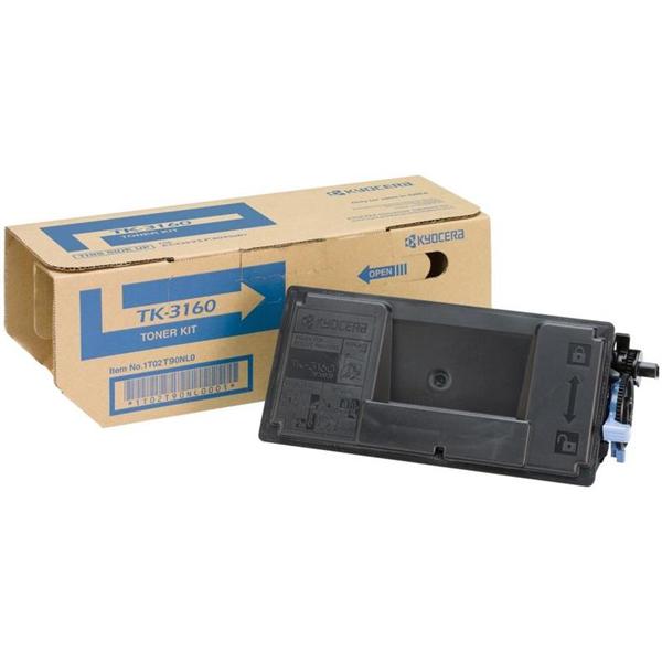  Kyocera Тонер-картридж TK-3160 для P3045dn/P3050dn/P3055dn/P3060dn/P3145dn/P3150dn/P3155dn/P3260dn/M3145dn/M3645dn/M3860idn/M3860idnf (12500 стр.)