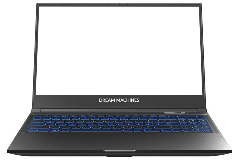 Ноутбук Dream Machines G1650-15KZ83 Intel Corei5-12500H/16Gb/1Tb M.2 SSD Nvme/15.6" FHD AG WVA 144Hz (1920x1080)/Nvidia GTX 1650 4Gb/WiFi6/BT/No OS/2.2Kg/Black/RG45/Miin DP/HDMI