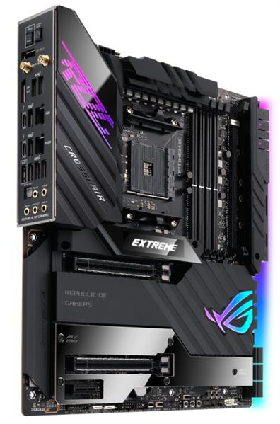 Материнская плата ASUS ROG CROSSHAIR VIII EXTREME, Socket AM4, X570, 4*DDR4, SLI+CrossFireX, SATA3 + RAID, Audio, Gb LAN, USB 3.2*16, USB 2.0*2, eATX ; 90MB1860-M0EAY0