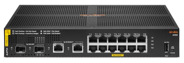 Коммутатор Aruba 6100 12G CL4 2SFP+ 139W Swch