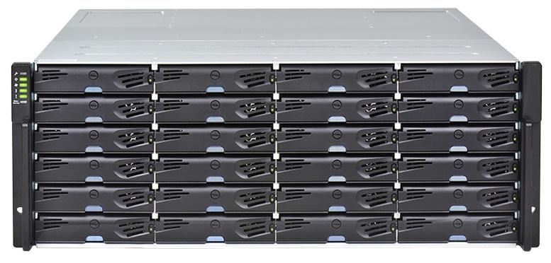 Система хранения данных Infortrend EonStor DS2000 Gen2 2U/24bay,DualRedundant controller(2x12Gb SAS,8x1G iSCSIports+2xhostboard,2x2GB,2x(PSU+FAN Module),2x(SuperCap+Flash module),24xdrive trays(ESDS 2024R2CB-B)