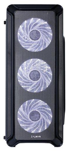  ZALMAN I3, ATX, BLACK, FRONT MESH, WINDOW, 2x3.5", 3x2.5", 2xUSB2.0, 1xUSB3.0, FAN CONTROLLER, FRONT 3x120mm, REAR 1x120mm (существенное повреждение коробки)