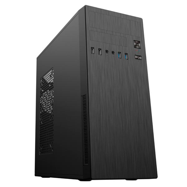 Корпус MidiTower Powerman DA812BK Black PM-500ATX-F 2*USB 2.0+2*USB 3.0 Audio ATX