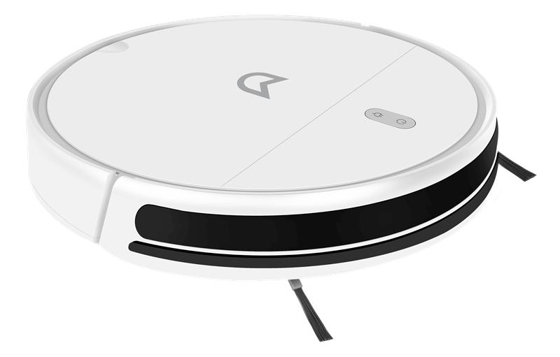 Робот-пылесос irbis bean 0121, 2600 мач, 28 вт, белый. Robot vacuum IRBIS Bean 0121, 2600 mAh, 28W, white. Incl.: charging stat, power adapter, remote, AAA batt. 2, nozzle & cloth for wet, water tank, dust collector,  (незначительное повреждение коробки)