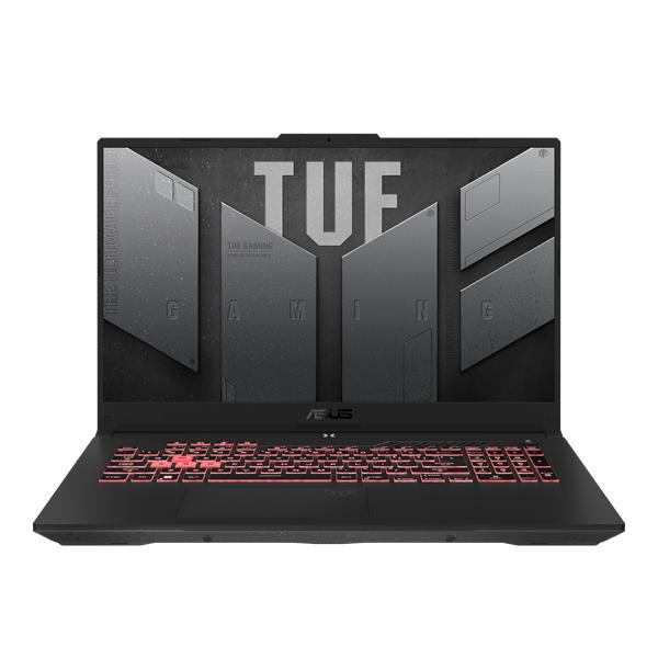 Ноутбук ASUS TUF Gaming A17 FA707RE-HX027 AMD 7 6800H/8Gb/512GB SSD/17.3"FHD IPS 144Hz (1920x1080)AG/ GeForce RTX 3050Ti 4Gb/WiFi/BT/Cam/Illum RGB KB/No OS/2.6Kg/