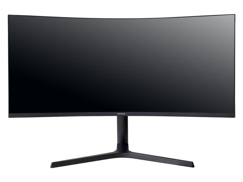 Монитор IRBIS NOBLEVIEW 34'' LED Monitor Curved 3440x1440, 21:9, VA, 400 cd/m2, 4000:1, 3ms, HDMI, DP, USB-C(65W), USB-Ax2, USB-B, PJack, Audio output, 165Hz, Tilt, Height, (существенное повреждение коробки)