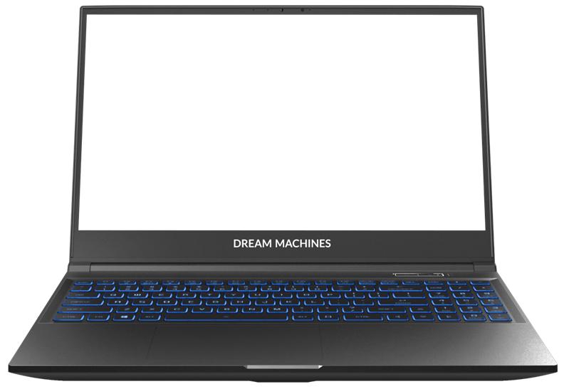 Ноутбук Dream Machines G1650-15KZ84 Intel Core i5-12500H/32Gb/1Tb M.2 SSD Nvme/15.6" FHD AG WVA 144Hz (1920x1080)/Nvidia GTX 1650 4Gb/WiFi6/BT/No OS/2.2Kg/Black/RG45/Miin DP/HDMI