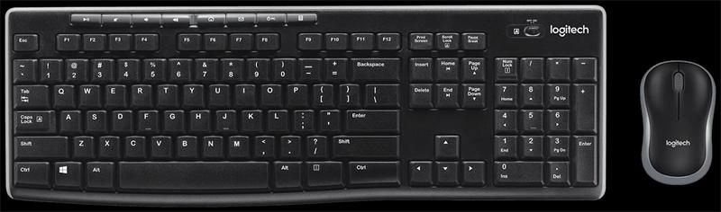 Клавиатура+мышь Wireless Desktop MK270 (Keybord&mouse), Black, [920-004508./920-004518]