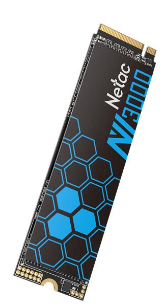 Ssd накопитель Netac SSD NV3000 250GB PCIe 3 x4 M.2 2280 NVMe 3D NAND, R/W up to 3000/1400MB/s, TBW 150TB, with heat sink, 5y wty
