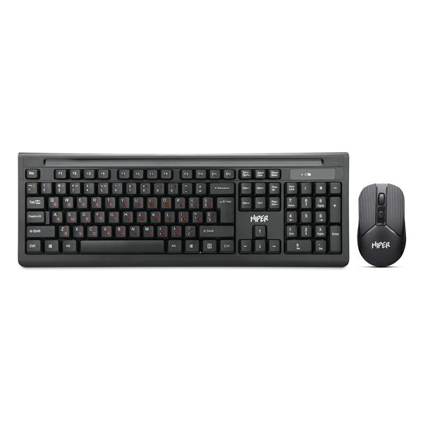 Клавиатура+мышь HIPER WIRELESS SET KEYBOARD/MOUSE OSW-2000 BLACK