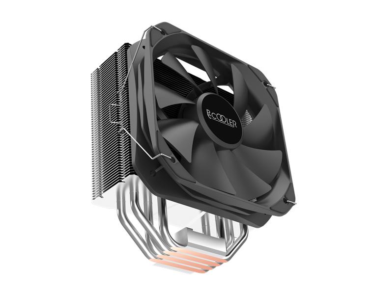 Кулер для процессора PCCooler Paladin 400 S115X/1200/1700/AM4 (20 шт/кор, TDP 200W, 130mm PWM FAN, 4 тепловые трубки 6мм, 800-1600RPM, 18-28,6dBa)