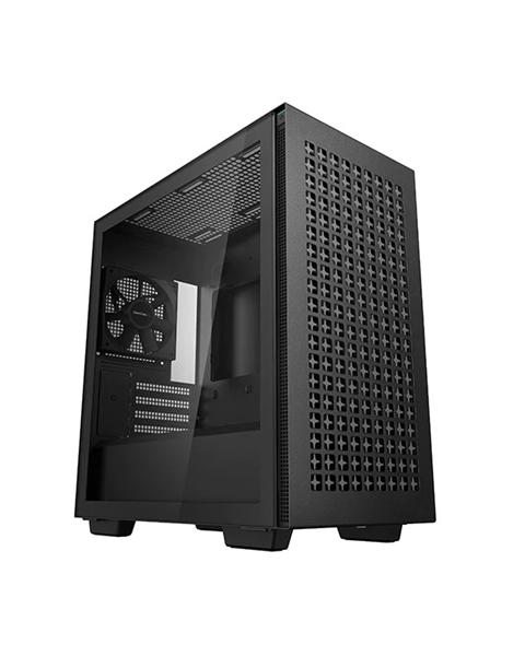 Корпус Deepcool CH370 без БП, боковое окно (закаленное стекло), черный, mATX