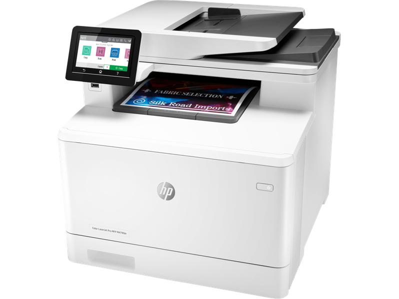 Лазерное многофункциональное устройство HP Color LaserJet Pro MFP M479fdn (p/c/s/f, A4,600 dpi,27(27)ppm,512Mb,2 trays 50+250,Duplex,ADF50,USB 2.0/GigEth,4 cart.in box black 2400&cmy1200 pages,1y warr.,repl. CF378A)