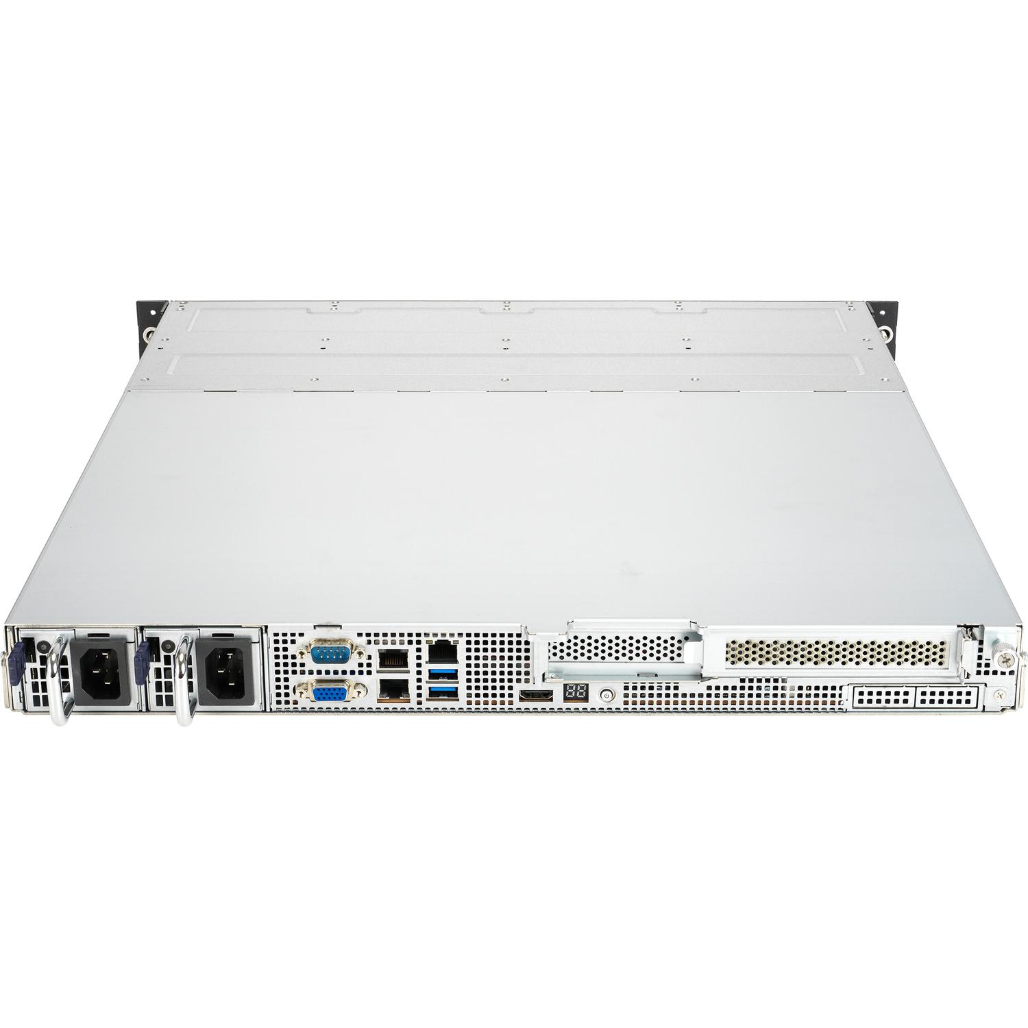 Серверная платформа ASUS RS300-E11-RS4 Rack 1U,1xSocket LGA 1200,4xUDIMM(3200/2933/2666),4xLFF SATA/SAS(upto2xNVMe),2x1GbE,2x450W,ASMB10-iKVM